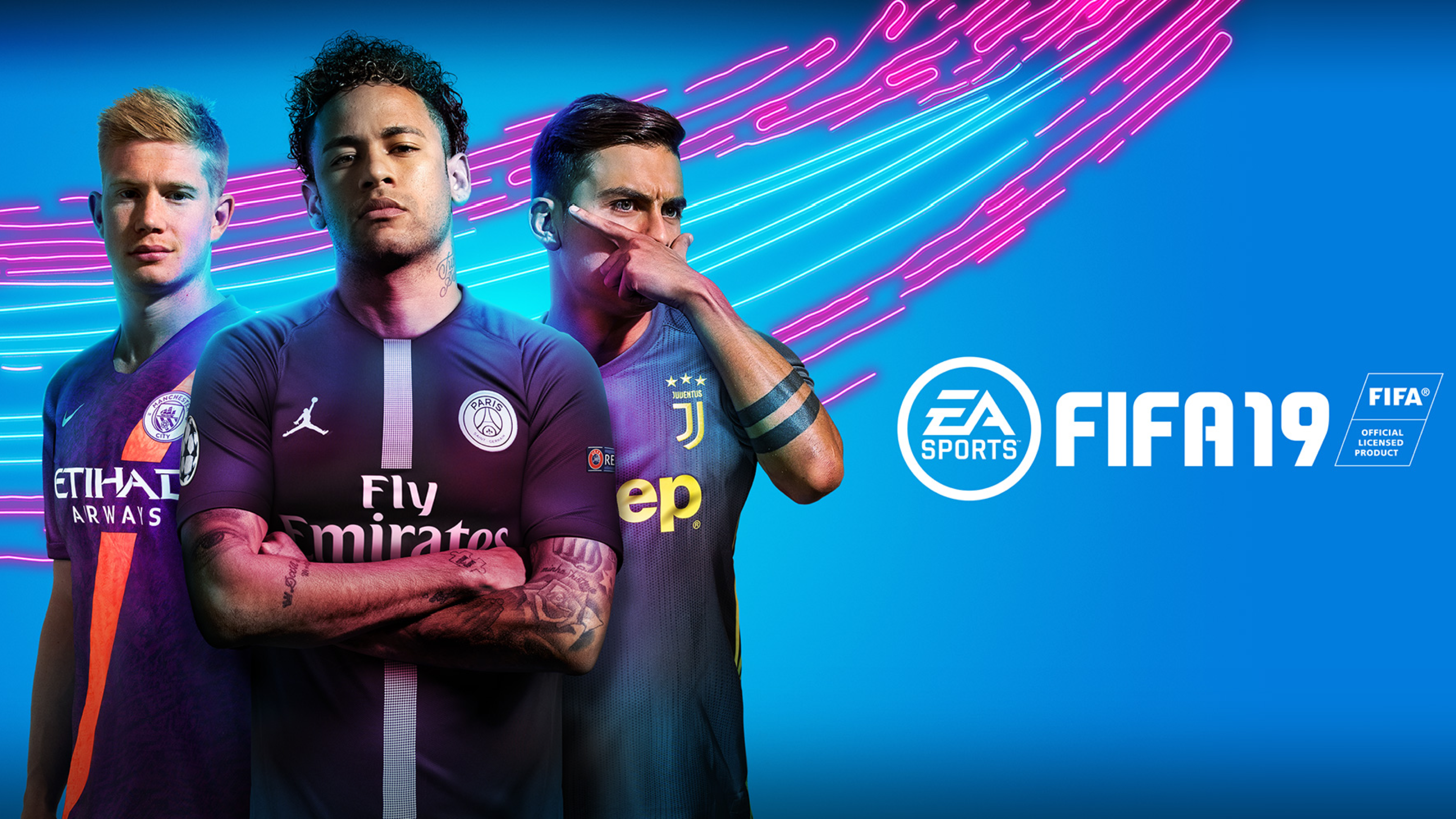 EA Sports FIFA 19, De Bruyne, Neymar and Dybala
