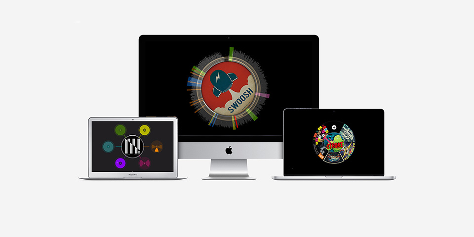 Prototypes running across desktop, laptop and tablet.